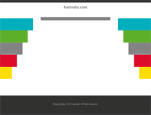 Tablet Screenshot of hairindia.com
